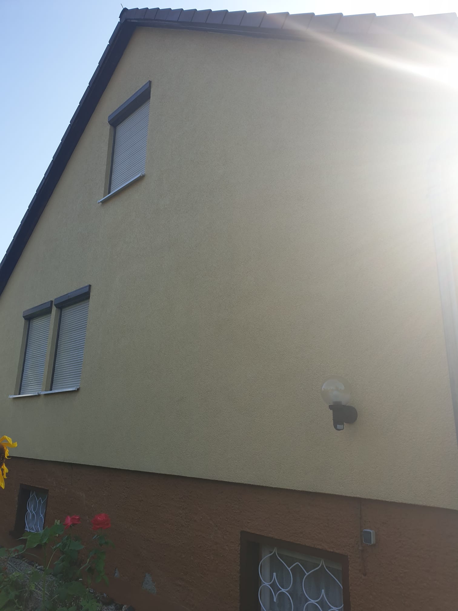 Fassadenreinigung Einfamilienhaus Nachher