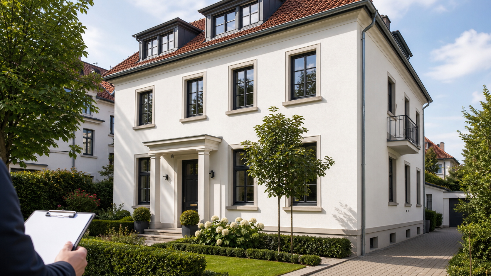 Fassadenpflege Werterhalt Immobilie Hannover – gepflegte Fassade steigert Immobilienwert
